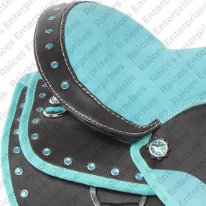 Nouveauté Selles de dressage de chevaux de course anglaises de couleur personnalisée selle occidentale de haute qualité selle de saut de cheval en cuir - Product Image 6