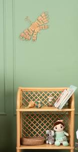 Rattan Butterfly Wall Decor Handcrafted Wicker Playful Wall Art Elegant Decorative Accent <b>For</b> Kids Room Nursery And Play Area - Product Image 2