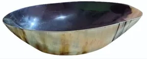 Top Ranking Natural Horn <b>Bowl</b> Round Shape Cow Horn Salad <b>Bowl</b> for Dining Table Fruit & Salad Decorative <b>Bowls</b> - Product Image 3
