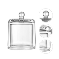 Porte-bougie en verre cloche 210 ml 350 ml, porte-bougie pilier, décoration durable pour la maison et les mariages