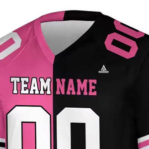 เสื้อเจอร์ซีย์ฟุตบอลอเมริกันดีไซน์ตามสั่งสไตล์ล่าสุด - Product Image 4