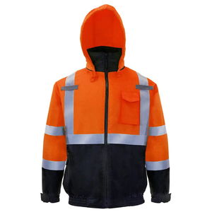 Polyester Mesh Construction Reflective Vest Zipper Chalecos De Seguridad Reflector <b>Jacket</b> Executive Safety Vest Hi Workwear - Product Image 1