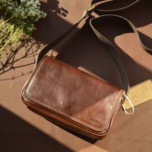 Bolso bandolera de cuero genuino para hombre, bandolera impermeable, bandolera con estilo a la moda, 2017 - Product Image 6