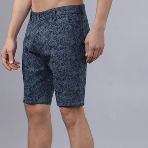 Shorts Deportivos Casuales de Poliéster/Algodón Sólido al por Mayor, Ecológicos, para Gimnasio, Fitness, Correr, Secado Rápido, Cintura Elástica Alta, para Verano y Playa - Product Image 3