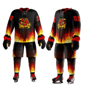 Nueva Camiseta de Hockey sobre Hielo Profesional Personalizada al por Mayor 2026, 100% Poliéster Transpirable, Diseño Único, Nombre del Equipo, Manga Corta - Product Image 6
