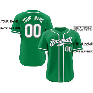 Por encargo Original barato béisbol Jersey transpirable ropa deportiva de alta calidad su propio diseño Logo nueva sublimación moda OEM - Product Image 5