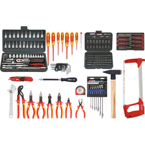 KS Tools Valigetta per Elettricisti, Premium, 1000 V, 195 pezzi, Valigetta in ABS - Product Image 1