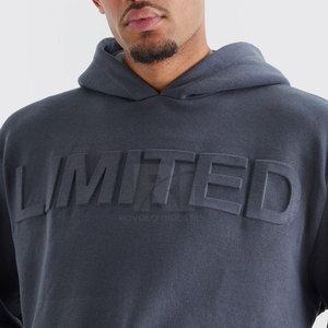 Diseñe sus propias sudaderas con capucha en relieve de invierno de alta calidad para hombre Nuevo estilo Precio barato Sudaderas con capucha en relieve para hombre - Product Image 3