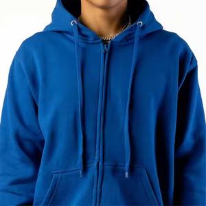 Sudadera con capucha unisex de gran tamaño con cremallera completa, gruesa y cálida, perfecta para invierno, descanso y aventuras al aire libre - Product Image 4