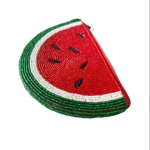 Porte-monnaie 'Put Ring It' artisanal, broderie perlée, artisanat de point de croix, accessoire de broderie - Product Image 6