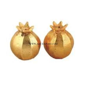 En acier inoxydable poli miroir décoration de table sel et poivre avec base en bois ensemble de 2 ustensiles de cuisine en argent métallique - Product Image 4