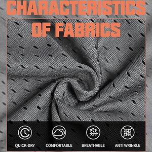 Pantalones Cortos Clásicos de Malla Transpirable Ecológicos con Cintura Elástica, Cómodos para Actividades al Aire Libre - Product Image 5