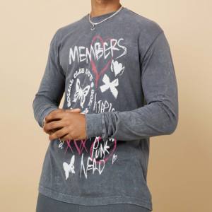 ชุดเสื้อสเวตเตอร์แบบสวมหัวลายกรดสไตล์วินเทจชุดสตรีทแวร์แนวสตรีทเป็นมิตรกับสิ่งแวดล้อมสำหรับเด็กผู้ชายออกแบบโลโก้ได้ตามต้องการขนาดผู้ใหญ่ฤดูใบไม้ผลิ - Product Image 3