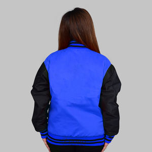 Venta al por mayor personalizado a prueba de viento logotipo personalizado 100% sarga de algodón de los hombres de moda chaqueta con puños - Product Image 3