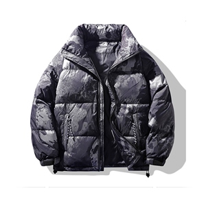 Factory Wholesale <b>Long</b> <b>Mens</b> Winter Puffer <b>Jackets</b> Warm Bubble Outdoor Custom Logo Sublimation Windproof Breathable Premium - Product Image 3