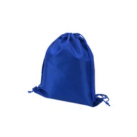 Sac à cordon promotionnel en tissu polyester de qualité supérieure au prix de gros de l'Inde