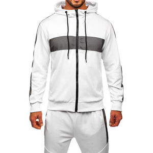 Chándal con sudaderas deportivas personalizadas OEM para hombres y mujeres, conjuntos de forro polar de alta calidad, temporada de otoño, logotipo personalizado, sublimación en blanco - Product Image 3