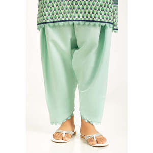 Traje de Verano de 3 Piezas en Viscosa Khaddar Estampada IUSTKSD-1387 - Product Image 4