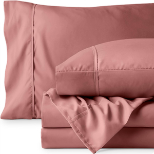 Ensembles de literie de couleur personnalisée les plus vendus hôtel blanc linge de lit drap-housse drap de lit 100% coton draps d'hôtel - Product Image 6