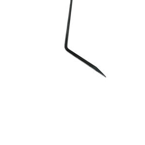 Zyflora Edition Single Bend Sharp Tip PDR Herramientas con mango en ángulo Varillas de reparación de abolladuras sin pintura Acero de resorte blanco 8mm x 70cm - Product Image 2
