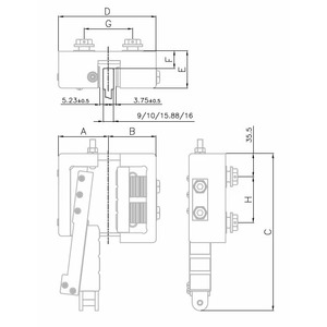 Dispositivo de frenado progresivo, piezas de repuesto para elevadores de Corea, mecanismo de seguridad, sistema anticaídas para elevadores OEM ODM, equipo de seguridad para elevadores. - Product Image 4