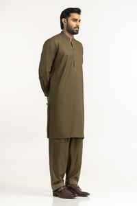 Shalwar Kameez uni pour homme, 100% polyester/coton, thermique, grande taille, respirant, lavable, de haute qualité, confortable - Product Image 4