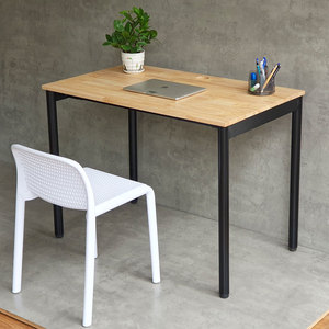 Mesa para Computadora/Laptop OMA Serie II de 100x60cm, Madera de Caucho Sólida con Ensamblaje Encastrable y Cajón para Dormitorio HBOM201 - Product Image 3