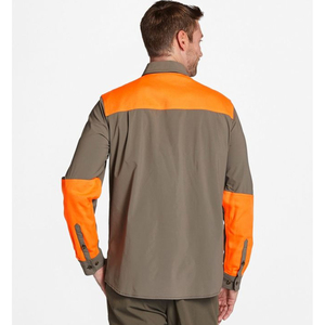 Camisas de camuflaje informales de manga larga de algodón 100% para hombres al aire libre, estampado de franela de alta calidad, tejido de punto, tiro - Product Image 2