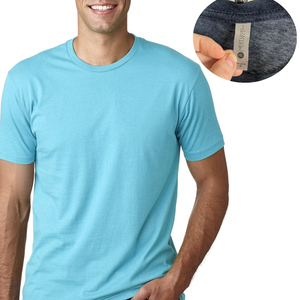 100% T-shirts en jersey fin de coton peigné filé à anneaux - Product Image 4