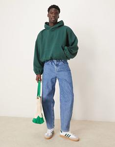 Sweat à capuche surdimensionné extrême Vintage Wash Heavyweight Streetwear Pullover Sweat à capuche de mode unisexe avec logo personnalisé à bord brut Vente en gros - Product Image 4