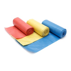 Taille personnalisée 55 gallons cuisine sac poubelle Portable C-Fold Coreless PE pliable poubelle doublure recyclable LDPE sac d'emballage ordures - Product Image 2