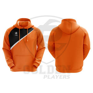 Venta al por mayor de logotipo personalizado Sublimación Sudadera con capucha de los hombres de color negro de moda de manga larga Jersey en blanco Sublimación Sudadera con capucha para los hombres - Product Image 4