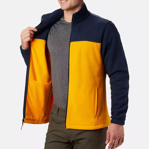 Chaqueta de Forro Polar Personalizada para Hombre en Varios Colores |   Ropa Deportiva de Alto Rendimiento de Dos Tonos de 240 g, Capa Intermedia OEM Elite con Logotipo Bordado en la Parte Delantera - Product Image 6