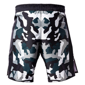 Shorts de sport MMA légers pour hommes avec poches latérales, respirants, motif uni, cordon de serrage, décontractés, pour la lutte MMA - Product Image 3