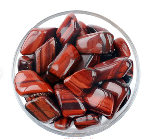 Venta al por mayor de piedra de ojo de tigre rojo natural de alta calidad para curación y decoración del hogar de la India - Product Image 2