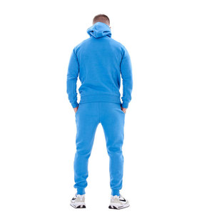 Ropa deportiva al por mayor con logotipo personalizado para hombre, conjunto de pantalones de chándal con capucha y Sudadera con capucha, chándal de verano para correr - Product Image 4