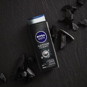 Gel douche quotidien pour homme Nivea Men Active Clean, peau fraîche et d'apparence saine - Product Image 5
