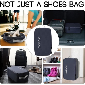 2025กระเป๋ารองเท้ากีฬาใหม่ล่าสุดมีซิปปิดกันน้ำระบายอากาศได้ดีวัสดุโพลีเอสเตอร์600D ทนทานพกพาง่าย - Product Image 4