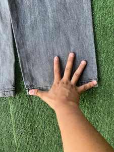 Jeans en denim délavé vintage pour homme, design personnalisé, style décontracté, coupe droite ample, jambe large, style streetwear - Product Image 4