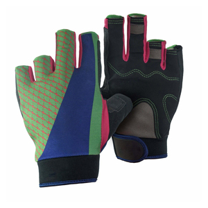 Gants de pêche imperméables antidérapants, protection UV, boucle auto-agrippante, polyester, pêche en bateau, sports de plein air, prise en main complète des doigts, légers - Product Image 5