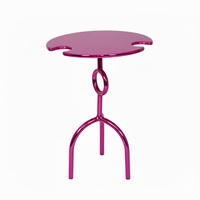 Table d'appoint/finale/accordéon moderne extensible - Meuble de maison avec structure en aluminium