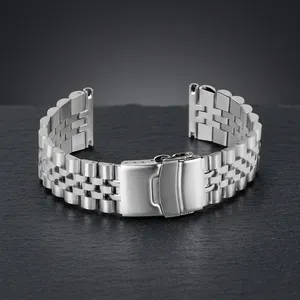 Luxury Unisex GD041 Stainless Steel Smartwatch Band Stainless Steel Buckle Soft Adjustable Watch <b>Strap</b> Watch Bands Watch Part - Product Image 2