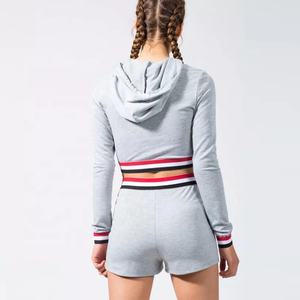 2022 femmes décontracté survêtement ensemble sans manches été Shorts avec motif respirant deux pièces vêtements couleurs unies en gros - Product Image 4