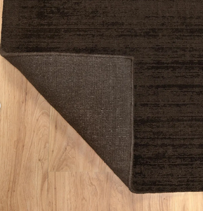 Le tapis Gabbeh brun chocolat riche en laine traditionnelle avec un motif nomade ajoute une texture chaude à tout espace de votre maison - Product Image 6