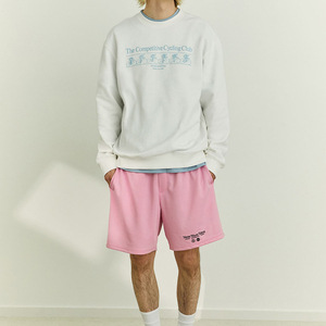 Shafiq Sports-Sweat-shirt à col ras du cou, manches longues, rayures et taille élastique pour hommes - Product Image 1