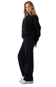 Sweat-shirt décontracté grande taille personnalisable pour femmes ensemble de survêtement sweat à capuche à motif solide avec fermeture éclair Options OEM - Product Image 4