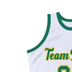 Maillots de basketball personnalisés imprimés par sublimation, col rond, en polyester, unisexe, sans manches, pour entraînement de football, séchage rapide 2026 - Product Image 4