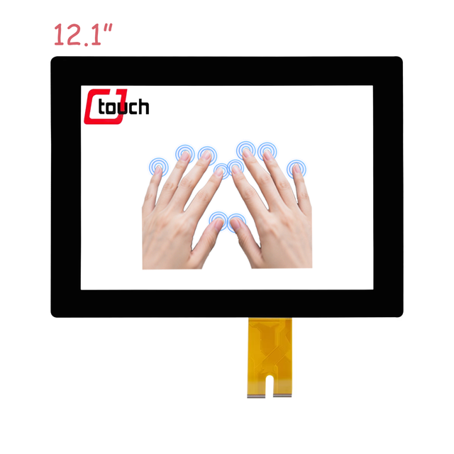 Projected Capacitive Touch Screen Panel 12.1 Inch  with USB Controller for LCD Monitors