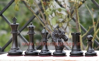 Jeu d'échecs Victoria en bois de luxe de qualité supérieure de 4.5 pouces pour enfants pièces de 115 mm avec jeu de table et emballage de boîte en carton