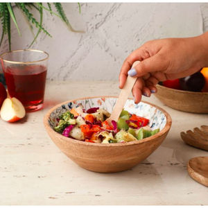 Cuenco para servir alimentos de la mejor calidad Vajilla de trabajo de madera y Meena Fruta Comida Ensalada Cuencos de cocina a precio de mayorista - Product Image 1